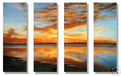 Dafen Oil Painting on canvas seascape -set237